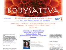 Tablet Screenshot of bodysattvacenter.com